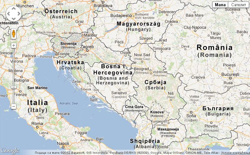 mapa jugoslavije Mape ulica | Bivša Jugoslavija | Mapeulica.com mapa jugoslavije
